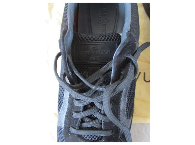 Louis Vuitton Sneakers multi materiali, UK12. Nero - vista 7