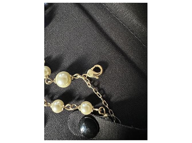 Chanel Collana lunga in metallo argento Silver hardware - vista 6