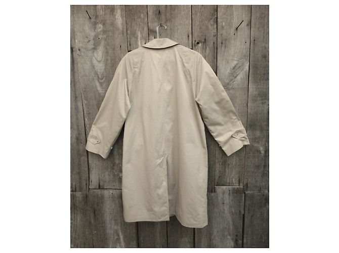 Burberry Raincoat Beige Cotton Polyester - view 4