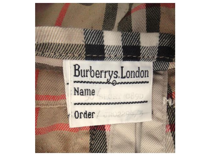 Burberry Raincoat Beige Cotton Polyester - view 5