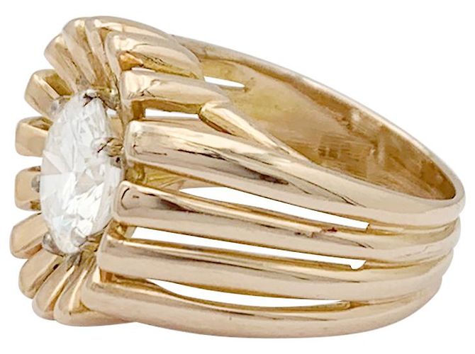 inconnue Diamant-Solitärring. - Ansicht 6