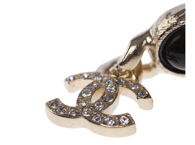 Gioielli CHANEL CC in metallo dorato - 101912 D'oro - vista 4