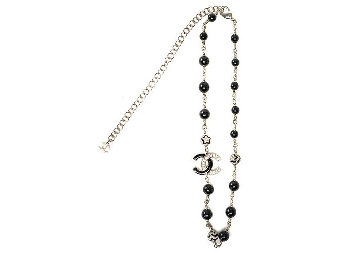 Gioielli CHANEL CC in metallo argentato - 101905 Argento - vista 3