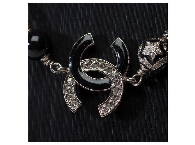 Gioielli CHANEL CC in metallo argentato - 101905 Argento - vista 4