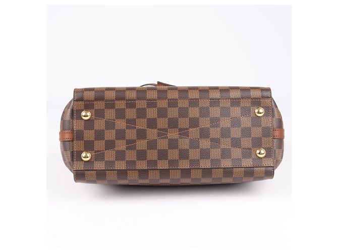 Borsa a mano Louis Vuitton Damier Greenwich 2Way in marrone N41337 Verde - vista 10