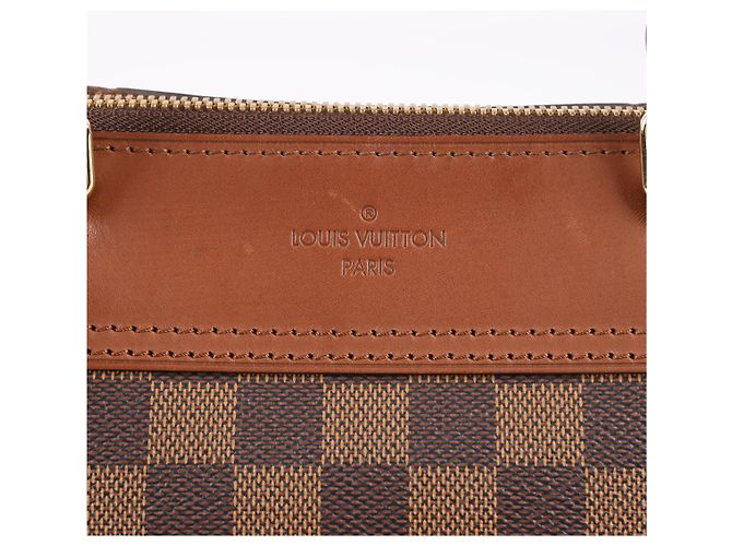 Borsa a mano Louis Vuitton Damier Greenwich 2Way in marrone N41337 Verde - vista 12