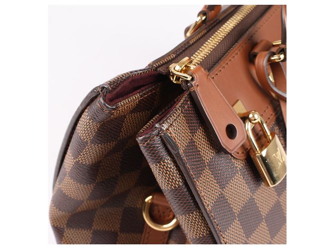 Borsa a mano Louis Vuitton Damier Greenwich 2Way in marrone N41337 Verde - vista 6