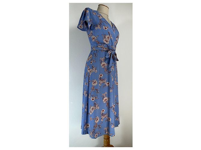 Abito floreale blu Ralph Lauren Multicolore - vista 3