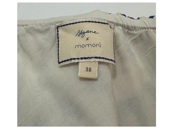 SéZane x Momoni Blusa Dari Blu Lino Cotone - vista 5