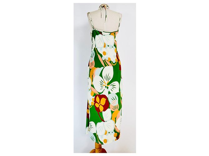 Vestido Ted Baker Lotye con estampado botánico y cuello halter Multicolor - vista 5