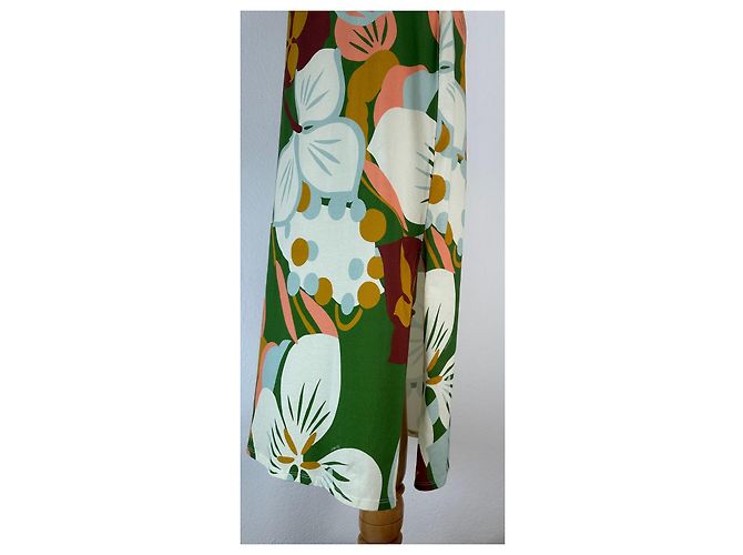 Vestido Ted Baker Lotye con estampado botánico y cuello halter Multicolor - vista 6
