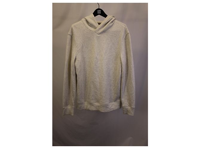 Helmut Lang Hoodie aus grauer Baumwolle - Ansicht 4