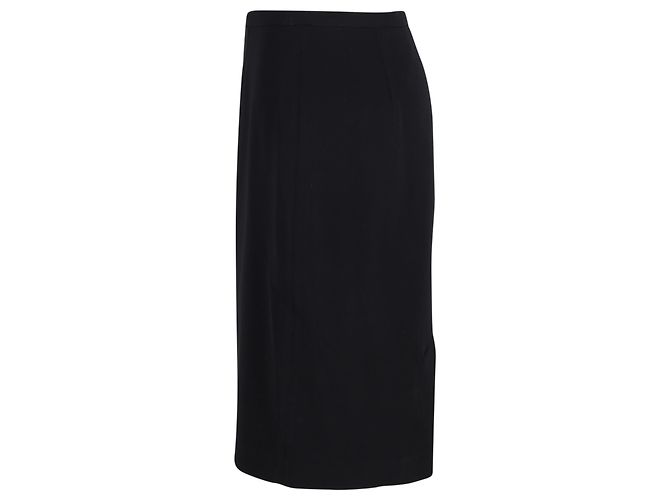Falda lápiz Max Mara de lana negra Negro - vista 2