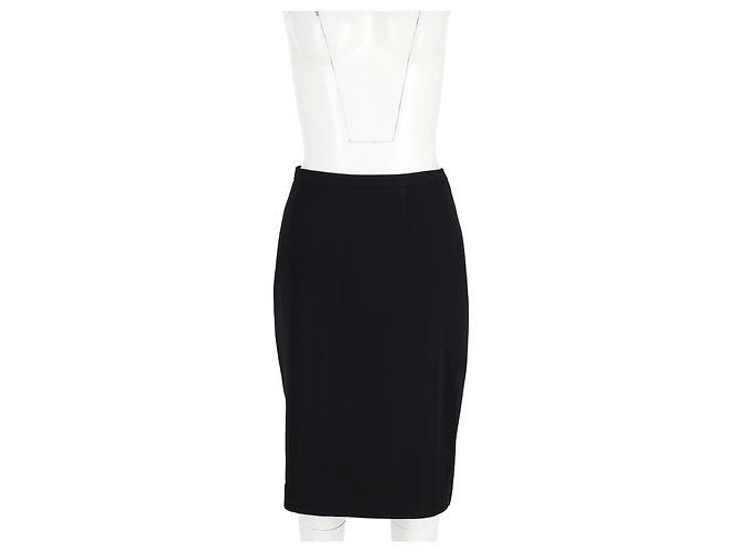 Falda lápiz Max Mara de lana negra Negro - vista 4