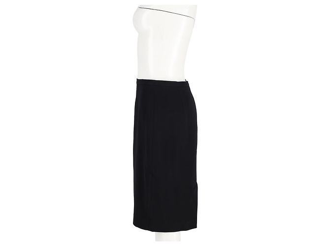 Falda lápiz Max Mara de lana negra Negro - vista 5