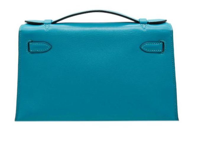 Kelly Hermès Clutch Blau - Ansicht 13