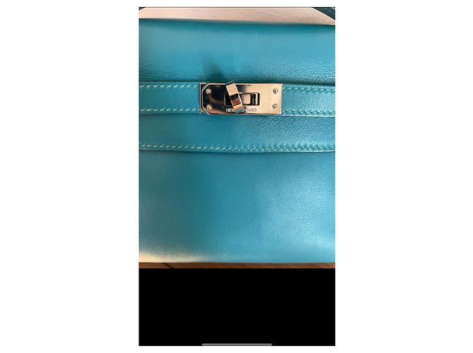 Kelly Hermès Clutch Blau - Ansicht 4