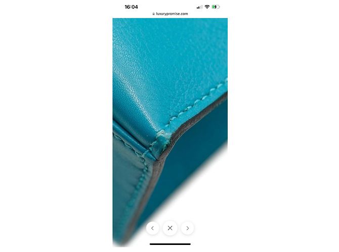 Kelly Hermès Clutch Blau - Ansicht 5