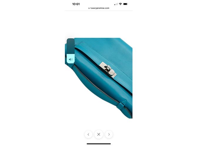 Kelly Hermès Clutch Blau - Ansicht 8