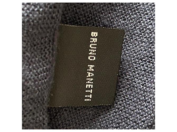 Bruno Manetti V-Ausschnitt Leinenpullover marineblau - Ansicht 14