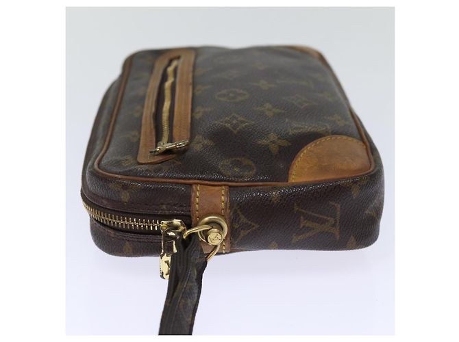 LOUIS VUITTON Pochette GM Marly Dragonne con monogramma M51825 LV Auth th4884 - vista 3