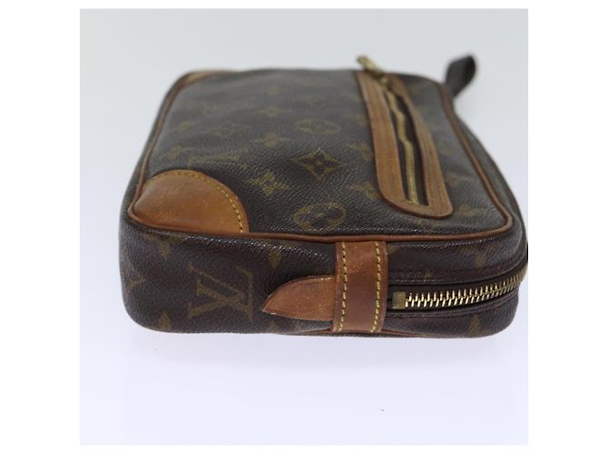 LOUIS VUITTON Pochette GM Marly Dragonne con monogramma M51825 LV Auth th4884 - vista 4