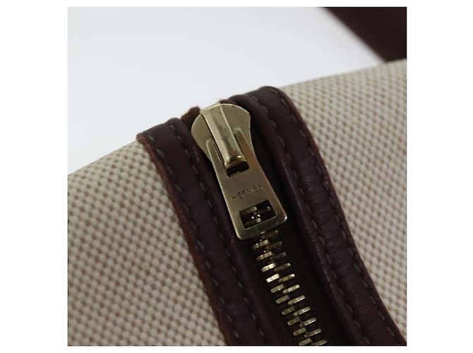 Hermès Copriabito HERMES Canvas Beige Auth yk12410 - vista 11