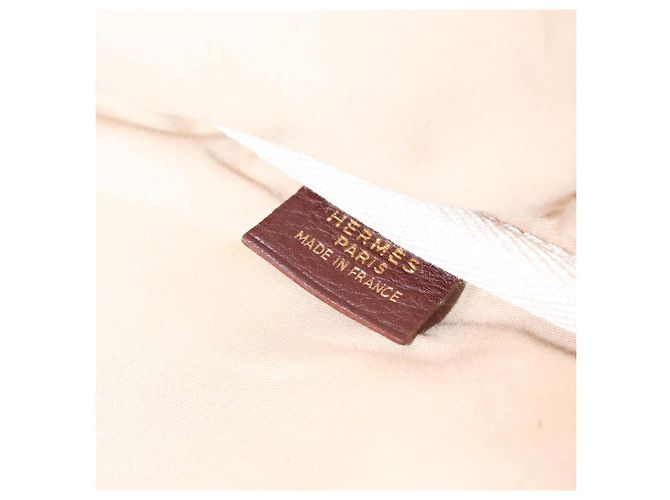 Hermès Copriabito HERMES Canvas Beige Auth yk12410 - vista 18
