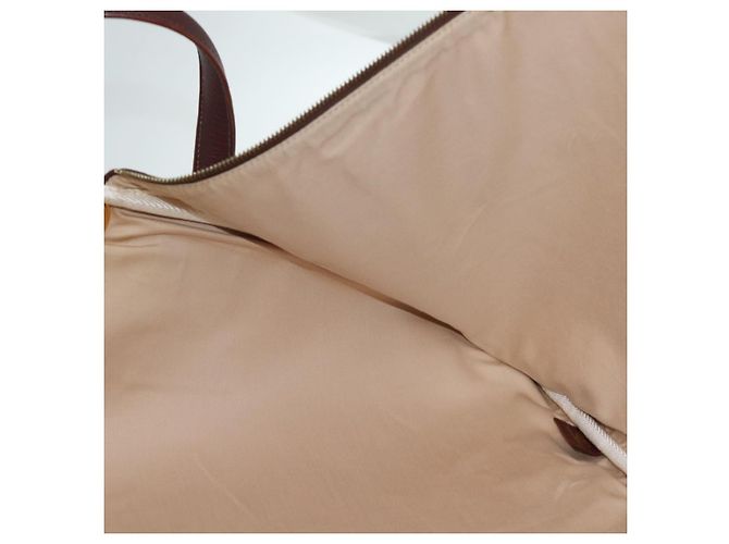 Hermès Copriabito HERMES Canvas Beige Auth yk12410 - vista 20