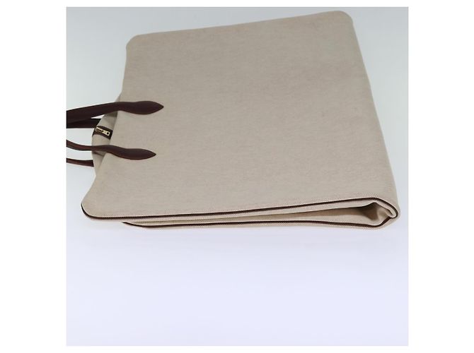 Hermès Copriabito HERMES Canvas Beige Auth yk12410 - vista 3