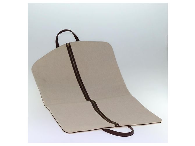 Hermès Copriabito HERMES Canvas Beige Auth yk12410 - vista 9