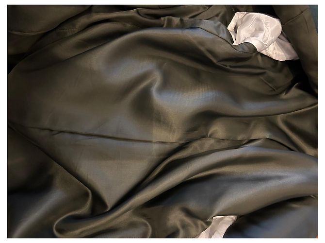 Courreges Blazer Courrèges verde scuro in lana e cashmere - vista 8