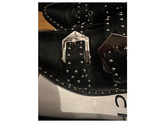 Stivali Givenchy con borchie e cinturini multipli Black - view 7
