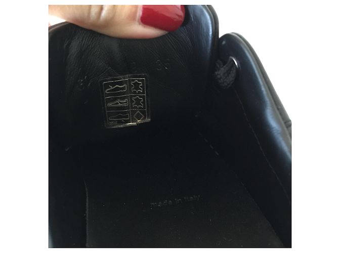 Sneaker Louis Vuitton Frontrow in pelle nera Nero - vista 7