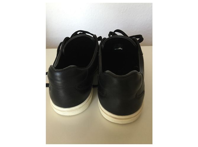Sneaker Louis Vuitton Frontrow in pelle nera Nero - vista 9
