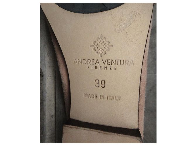 Autre Marque Mocassini Andrea Ventura Beige Camoscio - vista 8