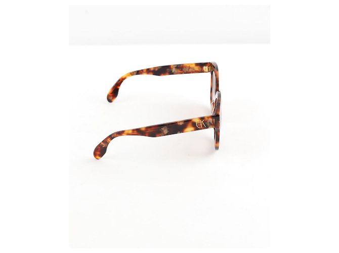 Emmanuelle Khanh Lunettes de soleil marron - vue 2