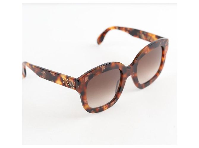 Emmanuelle Khanh Lunettes de soleil marron - vue 4
