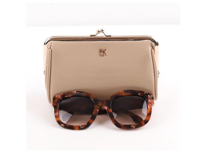 Emmanuelle Khanh Lunettes de soleil marron - vue 5