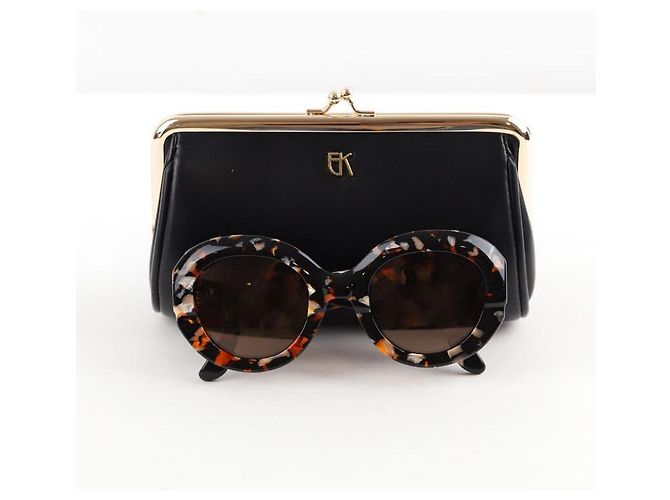 Emmanuelle Khanh Sonnenbrille Schwarz - Ansicht 5