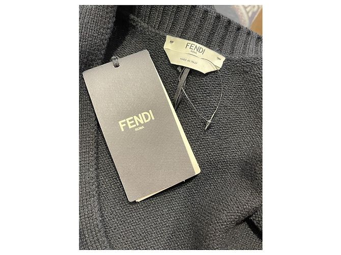 FENDI Malha T.IT 42 Lã Preto - vista 4