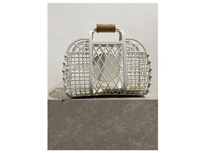 Borse FENDI T. Plastica Bianco - vista 2