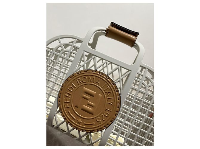 Borse FENDI T. Plastica Bianco - vista 5