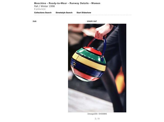 Borsa a forma di palla da spiaggia Moschino ULTRA RARA del 1998 Multicolore - vista 16