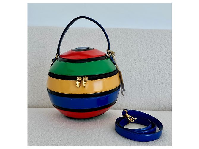 Borsa a forma di palla da spiaggia Moschino ULTRA RARA del 1998 Multicolore - vista 3