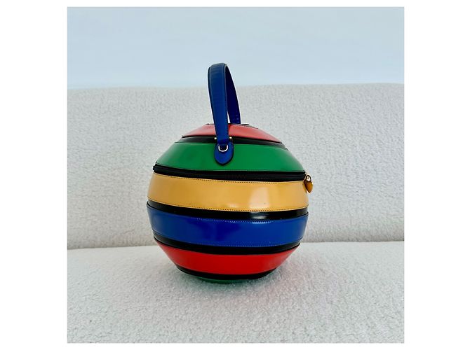 Borsa a forma di palla da spiaggia Moschino ULTRA RARA del 1998 Multicolore - vista 6