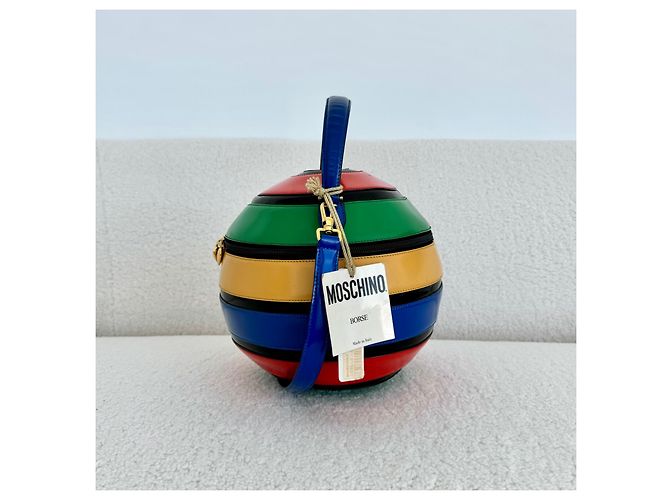 Borsa a forma di palla da spiaggia Moschino ULTRA RARA del 1998 Multicolore - vista 7