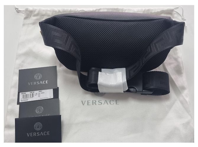 Borsa a marsupio Versace in pelle nera La Medusa Nero - vista 3