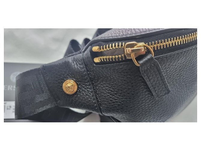 Borsa a marsupio Versace in pelle nera La Medusa Nero - vista 5
