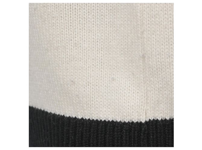 Timeless Chanel Coco Mark Strickweste aus schwarzem Kaschmir - Ansicht 7